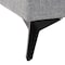 Baxton Studio Leni Modern Grey Twill Fabric Right Facing Sectional Sofa 248-13786-ZORO - alternate 7