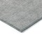 Homeroots 5' X 8' Gray And Ivory Geometric Washable Indoor Outdoor Area Rug 602378 - alternate 9