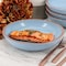 Gibson Elite Dumont 4 Piece Terracotta 9 Inch Dinner Bowl Set in Light Blue 135290.04 - alternate 5