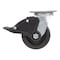 Vestil Phenolic Swivel With Total Brake Caster 5 In. Diameter x 2 In. Width 1000 Lb. Capacity Black CST-VE-5X2PH-SWTB - alternate 6
