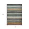 Homeroots 10' X 14' Beige Gold And Brown Striped Washable Indoor Outdoor Area Rug 618255 - alternate 5