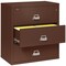 Fireking 3 Drawer, 1 Hr Fire & Impact Rated, 38" Wide Lateral Brown 3-3822-CBR - alternate 3