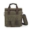 Picnic Time Family Of Brands Weekender 6 Bottle Insulated Wine Bag, Khaki Green with Brown Accents 663-06-140-000-0 - alternate 1