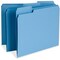 Business Source File Folder, Blue, Paperboard, PK100 BSN65779 - alternate 1