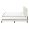 Homeroots Beige Queen Upholstered Bed Frame 333288 - alternate 1