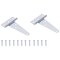 Prosource T-Hinge, Steel, Zinc, Fixed Pin, 180 deg Range of Motion, 26 Pair lb LTH-Z03-C2PS - alternate 1
