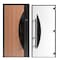 Vdomdoors Front Exterior Prehung Steel Door Ronex1077 Teak 96 Sidelight and Transom Window Sidelite Entry RONEX1077EXD-OAK-W36+12xH96+16-RH-I - alternate 6