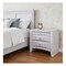 Homeroots Elegant White 3 Drawer Nightstand 285871 - alternate 5