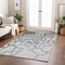 Homeroots 9' X 12' Gray And Charcoal Abstract Washable Indoor Outdoor Area Rug 601132 - alternate 7