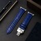Elegani Alligator-Embossed Leather Watch Replacement Band Compatible with Apple Watch 46mm, Blue LAVT-BLU-46mm - alternate 4