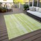 Homeroots 5' X 8' Artichoke Green And Ivory Botanical Leaves Washable Indoor Outdoor Area Rug 581955 - alternate 7