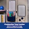 Lockermate By Bostitch 7-Piece Locker Organizer Kit, Locker Shelf, Mirror, Whiteboard, Storage Cup & Dry Erase Marker, Blue 5086-NVY - alternate 7