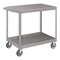 Pucel Flat Top Service Cart, 18 in W x 28 in D x 36 in H, 2 Shelves, Gray SCF-1828-2-C5 - alternate 1