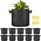 Ipower HealSmart Plant Grow Bags 2 Gallon, Tomoato Planter Pots with Handles, Black 2024 Version, 10PK GLGROWBAG2X5BLKV5X2 - alternate 1