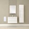 Cutler Silhouette Collection 30 in Wall Mount Bathroom Vanity - 2 Drawers With Top, White Chocolate FV-W/CHOCOLATE30 - alternate 5