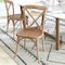 Flash Furniture Advantage Medium With White Grain X-Back Chair, PK2 X-BACK-MEDWHT-2 - alternate 8