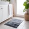 Homeroots 2' X 3' Navy and Gray Ombre Washable Non Skid Indoor Outdoor Area Rug 563646 - alternate 8