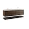 James Martin Vanities Allamari 72" Double Vanity, Sable w/ 3 CM Siberian Silestone Top D640-V72-SBL-WSFR - alternate 9