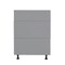 Cambridge Radiance 15in W x 24in D x34.50in H Ready to Assemble Slab Drawer Base Kitchen Cabinet in Matte Grey SA-DB15-MG-KIT - alternate 1
