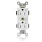 Leviton Straight Blade Receptacle, 5-15R, 15 A, 125V AC, Self-Grounded MT562-2SW - alternate 1
