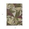 Homeroots 5' X 8' Olive Green Ivory And Burgundy Geometric Washable Indoor Outdoor Area Rug 600385 - alternate 7