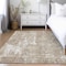 Homeroots 10' X 14' Taupe And Ivory Abstract Washable Indoor Outdoor Area Rug 598009 - alternate 6