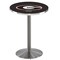 Holland Bar Stool Co 36" Stainless Steel Georgia "G" Pub Table, 36" dia. Top L214S3636GA-G - alternate 1