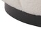 Homeroots 36" Cream And Black Faux Shearling And Upholstered Barrel Chair 564971 - alternate 7