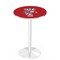 Holland Bar Stool Co 36" Chrome Wisconsin "Badger" Pub Table, 36" dia. Top L214C3636WI-Bdg - alternate 1