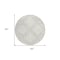 Homeroots 8' Ivory And Beige Round Geometric Washable Indoor Outdoor Area Rug 593776 - alternate 6