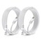 Maximm 12ft Cat6 Round LAN Patch Cable, 2PK, White, 2PK CAT612FT2PKWhite - alternate 1