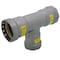 Viega MegaPressG tee P1 1.5 P2 1.5 P3 1.25 carbon steel zinc-nickel coating 25376 - alternate 3