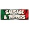 Signmission Sausage And Peppers, 18 Inch, Banner B-30422 - alternate 1