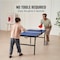 Vevor Mid-Size Ping Pong Table Foldable Table Tennis Game Table Indoor with Net VT001 - alternate 5