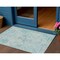 Homeroots 3' X 5' Teal Blue And Pink Floral Medallion Washable Indoor Outdoor Area Rug 616634 - alternate 1