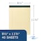 Roaring Spring Case of Legal Pads, 8.5"x11.75", 40 sheets of 15 lb Recycled Canary Paper Per Pad, Micro-Perforated, PK72 74712cs - alternate 6