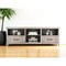 Homeroots 70" Gray Wood Enclosed and Open Storage TV Stand 632588 - alternate 7