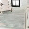 Jonathan Y Khalil Modern Berber Stripe Cream/Turquoise 8 ft. x 10 ft. Area Rug MOH207B-8 - alternate 5