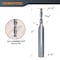 Powertec Down Cut 1/8 in. Spiral Router Bit with 1/4 in. Shank, 1/2 in. Cutting Length & 2 in. Long 73040N - alternate 5