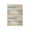 Homeroots 5' X 8' Gold Gray And Ivory Striped Washable Indoor Outdoor Area Rug 631408 - alternate 8