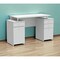 Homeroots 51" White Computer Desk With Five Drawers 249795 - alternate 4