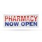Signmission Pharmacy Now Open, 48 Inch x 120 Inch, Vinyl Banner B-120-30785 - alternate 1
