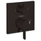 Hansgrohe Ecostat Pressure Balance Trim Square with Diverter in Matte Black 15862671 - alternate 1