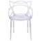 Leisuremod Milan Modern Wire Design Chair, Clear MW17CL - alternate 3