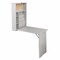 Homeroots 36" Gray Wall Mounted Floating Desk 402080 - alternate 4