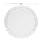 Smarty Had A Party Clear Flat Round Disposable Plastic Dinnerware Value Set, 240PK 830-CL-VP-CASE - alternate 9