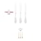 Smarty Had A Party Shiny Baroque Silver Plastic Knives (600 Knives), 600PK 7957-SBQ-CASE - alternate 7