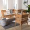 Bali & Pari Oxford Bohemian Light Honey Rattan 3-Piece Living Room Chair Set 258-14173-14173-14174-ZORO - alternate 8
