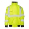 Game Workwear Hi-Vis Bomber Jacket, 100% Heavyweight Polyester Oxford, Hi Vis Lime, LT 1333 - alternate 2