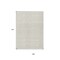 Homeroots 9' X 12' Ivory And Beige Chevron Washable Indoor Outdoor Area Rug 612272 - alternate 8